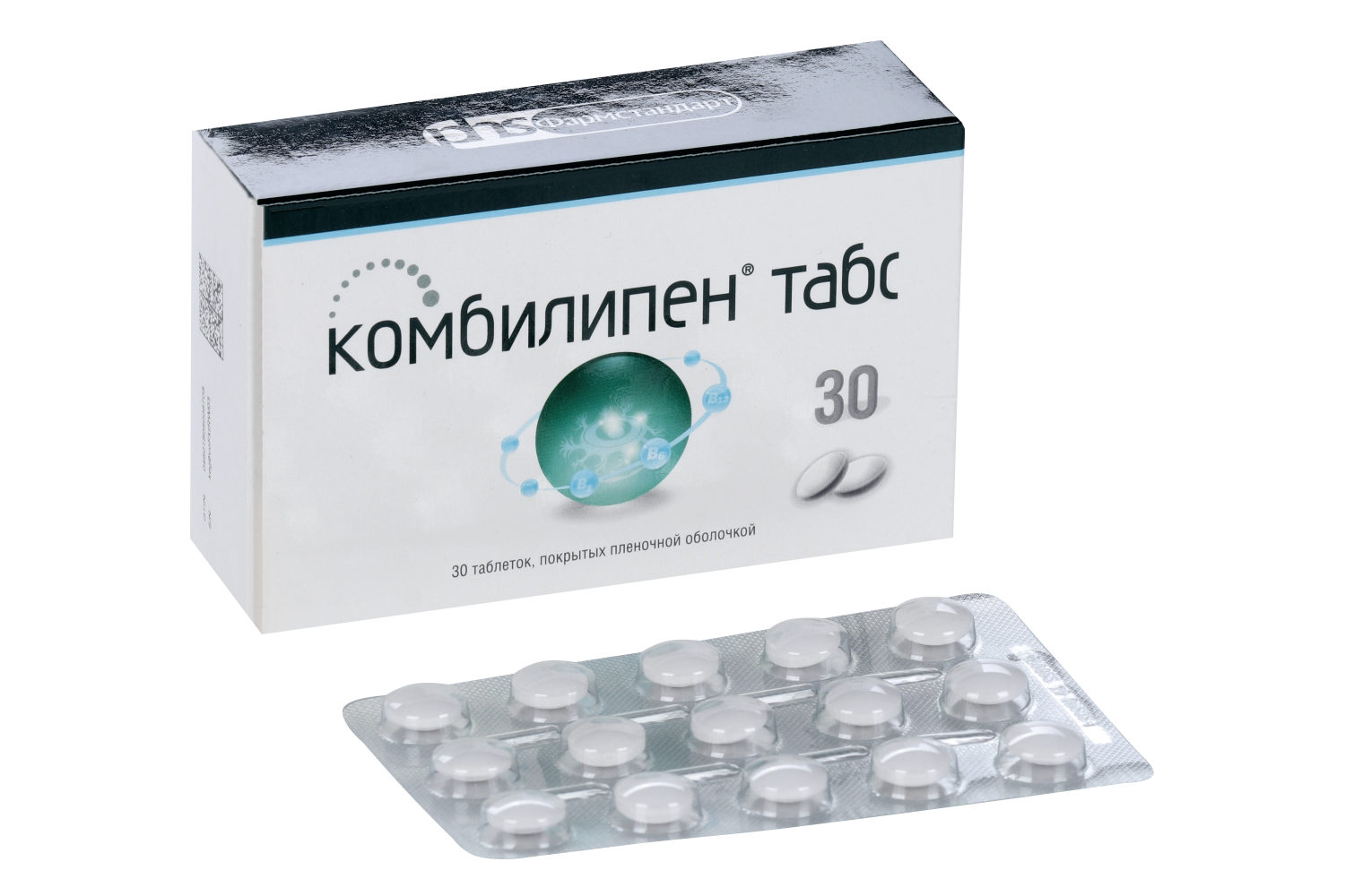 Комбилипен табс, 30 шт, таблетки покрытые пленочной оболочкой