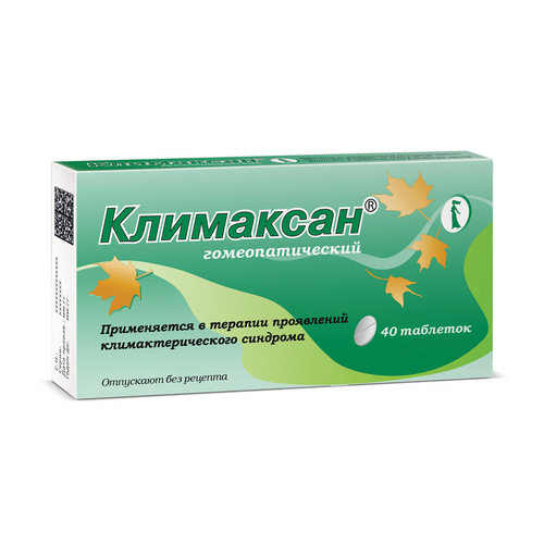 Климаксан гомеопатический, 40 шт, таблетки для рассасывания гомеопатические
