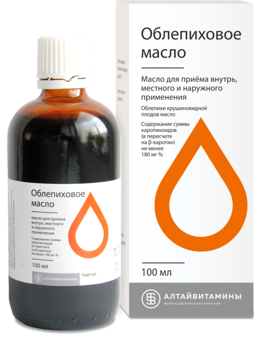 Облепиховое масло, 100 мл