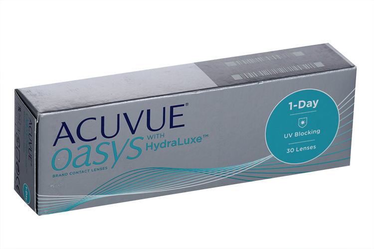 Контактные линзы 1-Day ACUVUE Oasys with hydraluxe 30 pk однодневные -1.75 / 14.30 / 8.5 30 шт