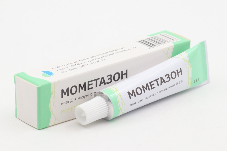 Мометазон 0.1%, 15 г, мазь для наружного применения