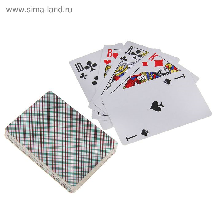 Карты игральные бумажные Дама 36 шт 8,7×5,7 см