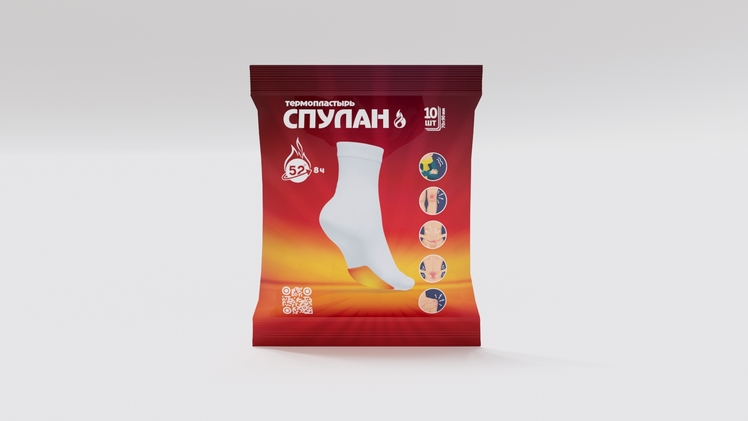 Термопластырь Спулан д/ног, 10 шт