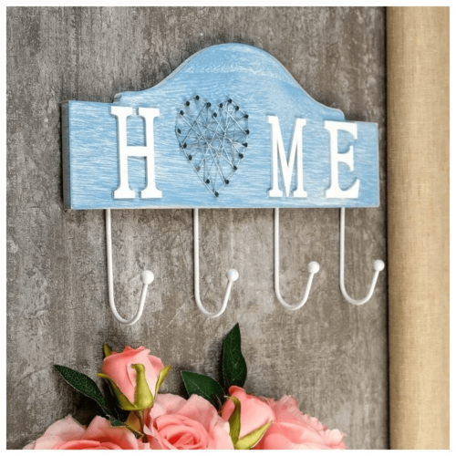 Крючки декоративные дерево Сердечко Home 21х5х34 см