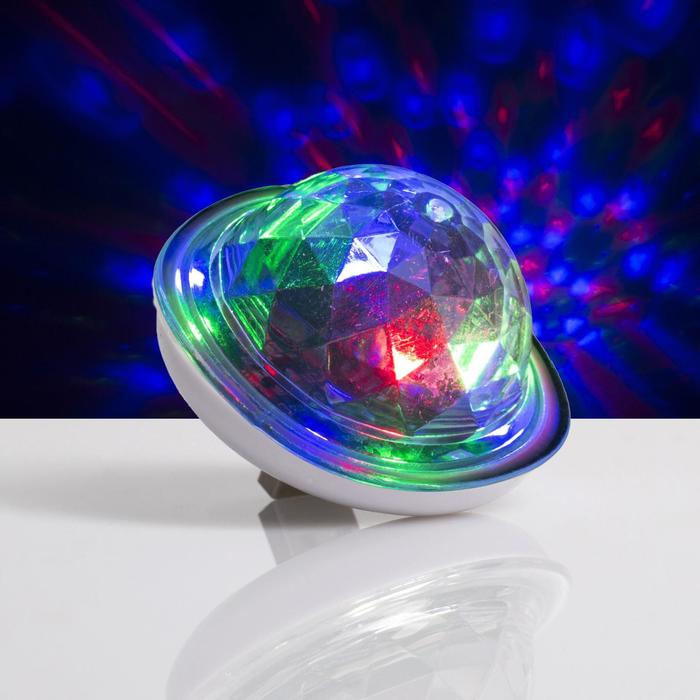 Световой прибор Luazon Lighting «Мини НЛО», свечение RGB, 5 В