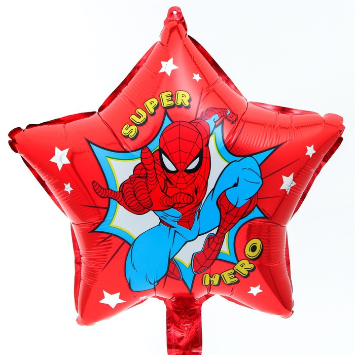Шар MARVEL фольгированный Super hero , Человек-Паук