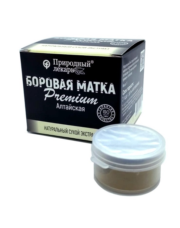 Боровая матка Премиум Алтайская Природный лекарь напиток быстрораств, 5 г