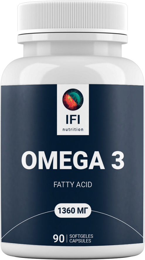 Омега 3 IFI fatty acid, 1 360 мг, 90 шт, капсулы