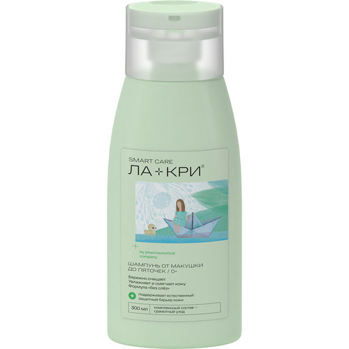 Ла-Кри шампунь Смарт Кэр от макушки до пяточек (с 0 мес), 300 мл