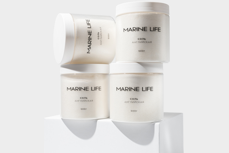 Набор Marine Life Соль Английская магниевая, 4 шт