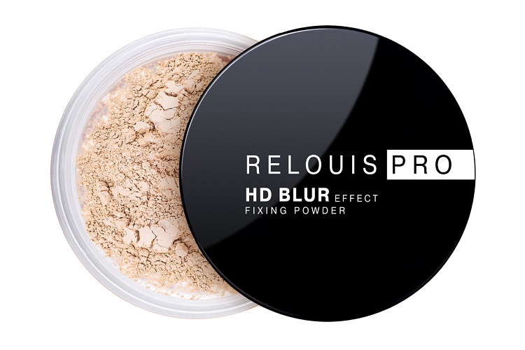 Пудра фиксирующая с эффектом блюра PRO HD blur effect fixing powder  RELOUIS тон:01 10 г