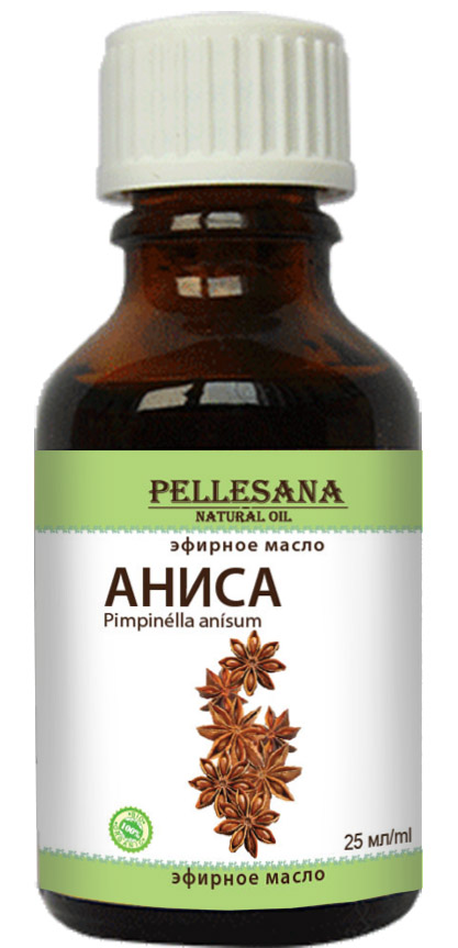 Масло аниса эфирное PELLESANA. 25мл