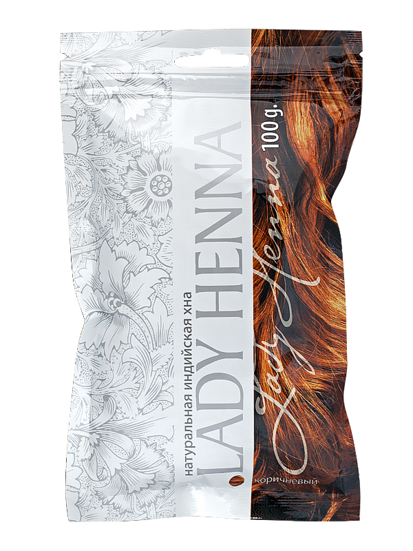 Хна натуральная коричневая LADY HENNA, 100 г