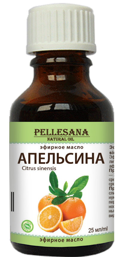Масло апельсина эфирное PELLESANA. 25мл