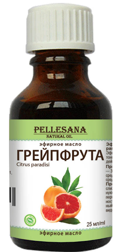Масло грейпфрута  эфирное PELLESANA. 25мл