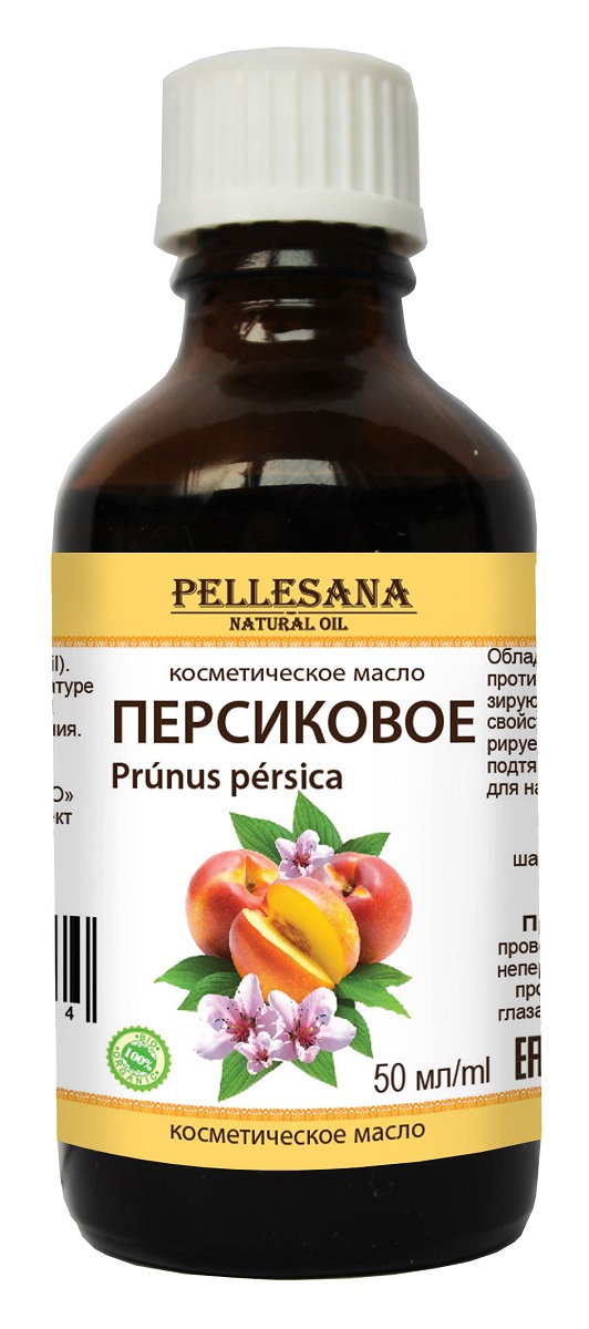 Масло персиковое косметическое PELLESANA. 50мл