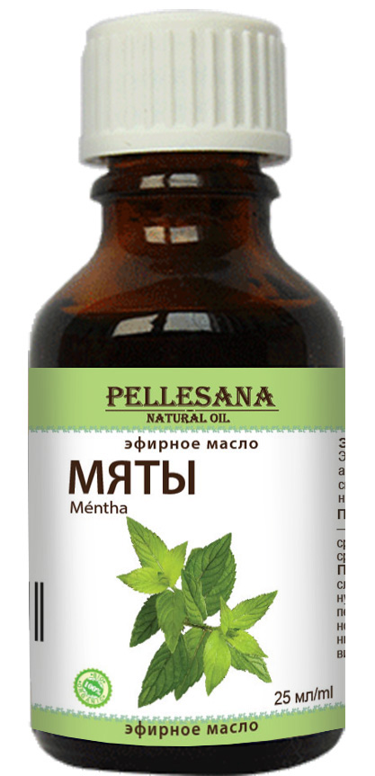 Масло мяты эфирное PELLESANA. 25мл