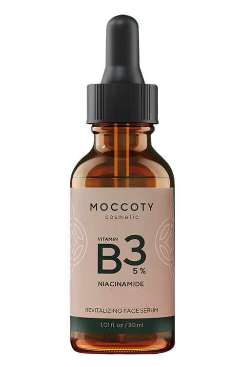 Сыворотка Moccoty д/лица от прыщей для жирной кожи с Ниацинамидом 5%, 30 мл.