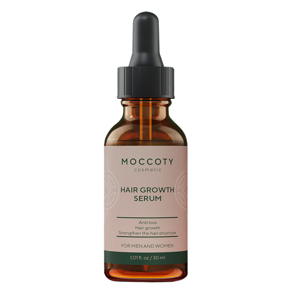 Сыворотка-масло Moccoty для укрепления и роста волос с маслом корня имбиря, экстрактом семян кунжута