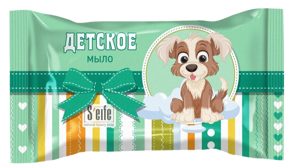 S’EIFE Мыло туалетное штампованное «Детское» натуральное, 100г