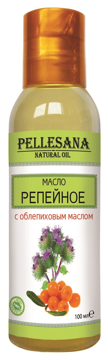 Масло репейное с облепиховым маслом PELLESANA, 100мл