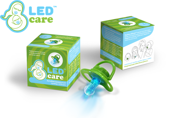 Антибактериальный терапевтический прибор LEDcare, (0-99 лет)