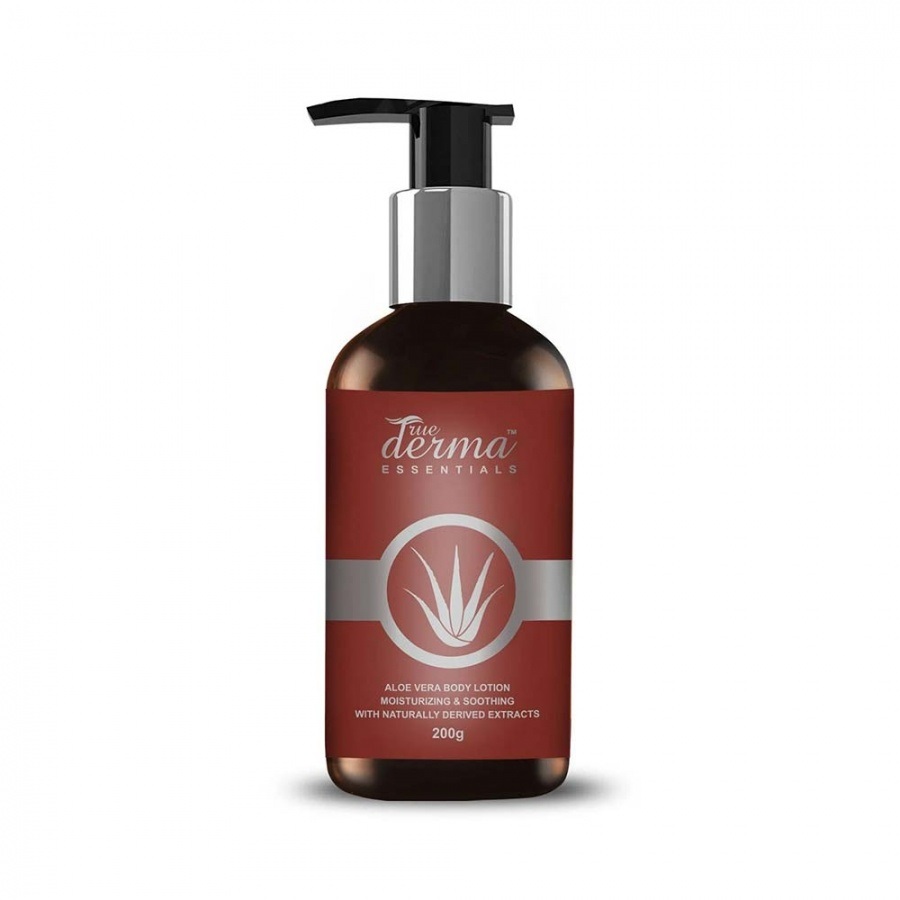 LUSTER True Derma Essentials Aloe Vera Body Lotion Увлажняющий и успокаивающий лосьон для тела с экс