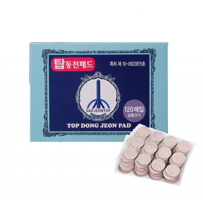 Daejeon Top Industry Косметический пластырь для тела точечный  TOP DONG JEON PAD набор 120шт