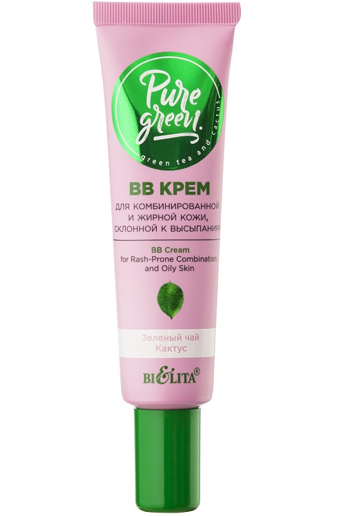 Belita PURE GREEN ВВ крем для комбинир. и жирной кожи, склонной к высыпаниям 30мл