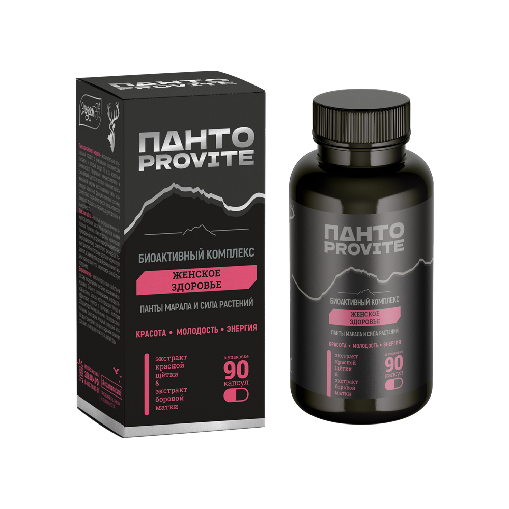 Биоактивный комплекс «ПАНТО PROVITE» «Женское здоровье» Эльзам 90 капсул