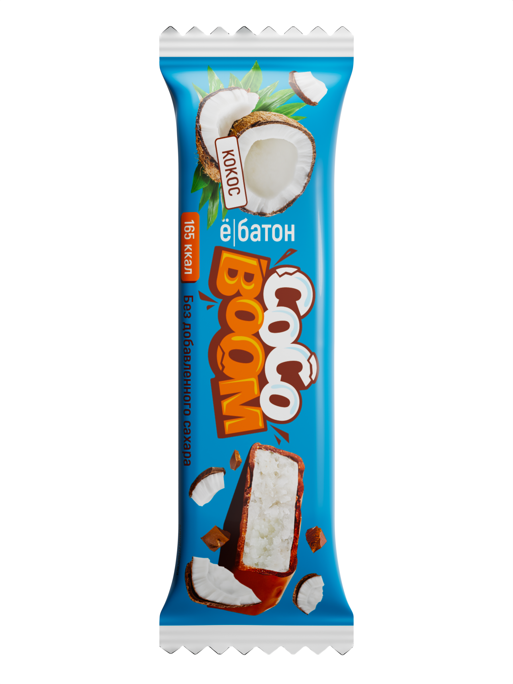 Изделие кондитерское батончик Coco Boom 40 г вкус Кокос ТМ Ёбатон