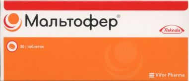 Мальтофер 100 мг, 30 шт, таблетки жевательные