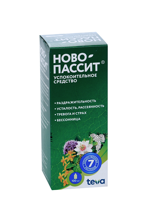 Ново-Пассит, 100 мл, раствор для приема внутрь
