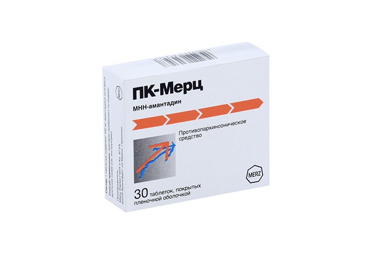 ПК-Мерц 100 мг, 30 шт, таблетки покрытые пленочной оболочкой