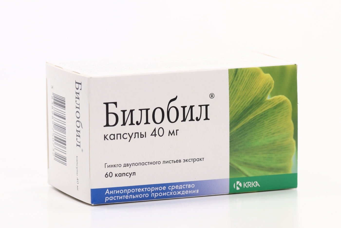 Билобил 40 мг, 60 шт, капсулы