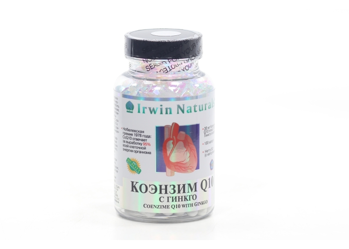 Коэнзим Ку 10 с Гинкго, 100 шт, капсулы