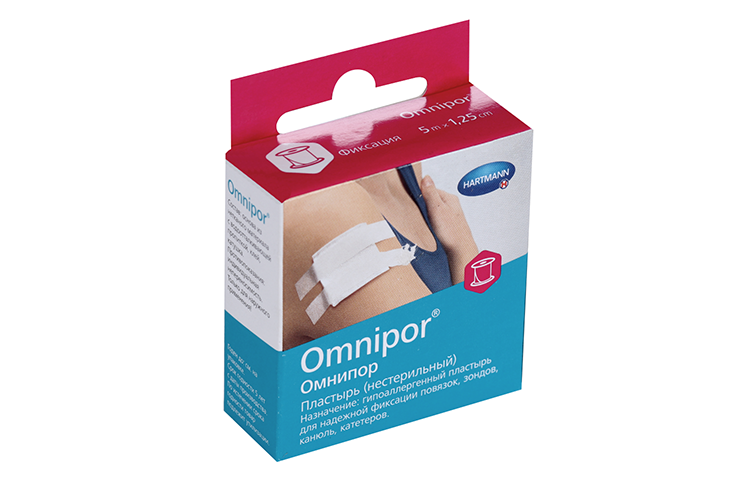 Пластырь Омнипор 1.25х500 см
