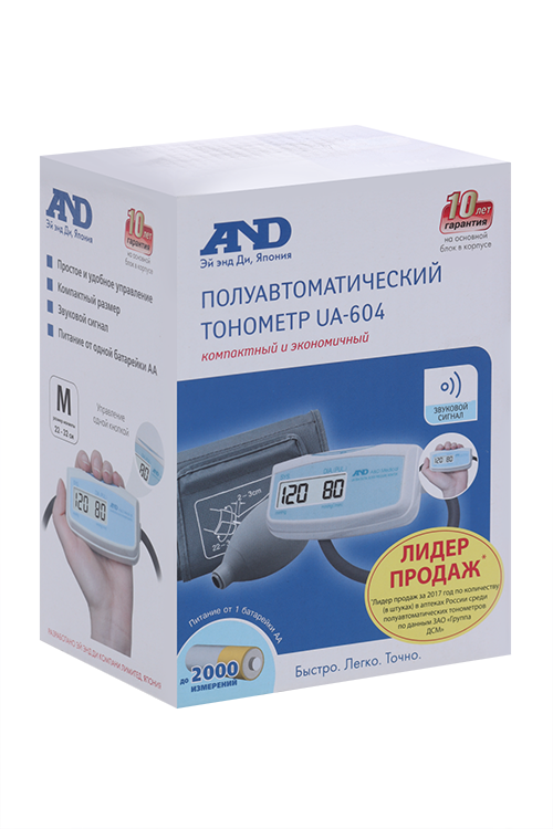 Тонометр п/автомат Эй Энд Ди UA-604
