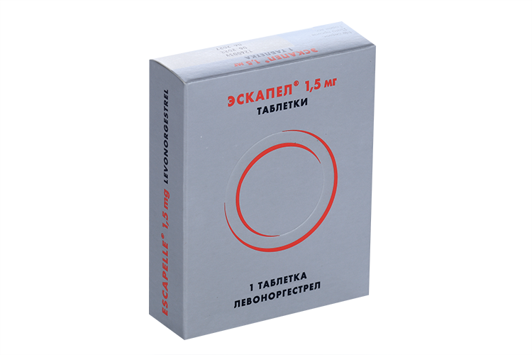 Эскапел 1.5 мг, таблетки