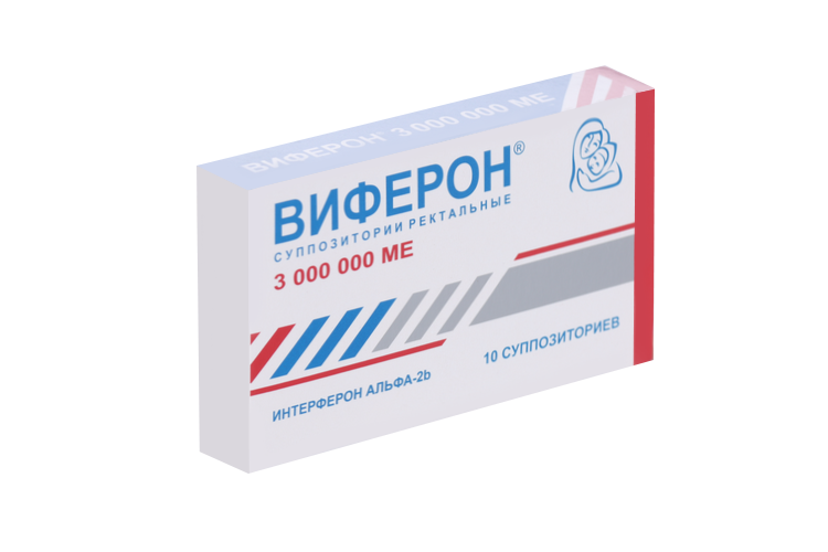 Виферон 3000000 МЕ, 10 шт, суппозитории