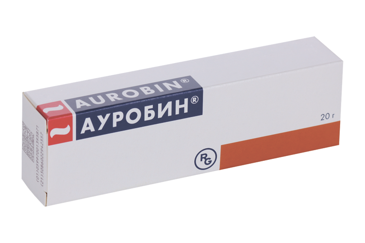 Ауробин, 20 г, мазь