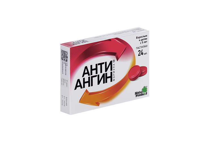 Анти-Ангин формула, 24 шт, пастилки для рассасывания