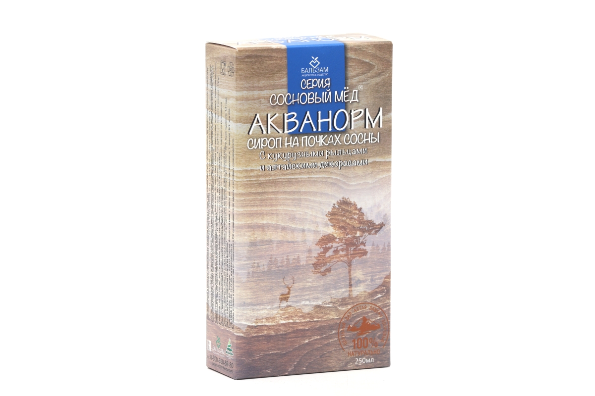 Сосновый мед Акванорм сироп, 250 мл