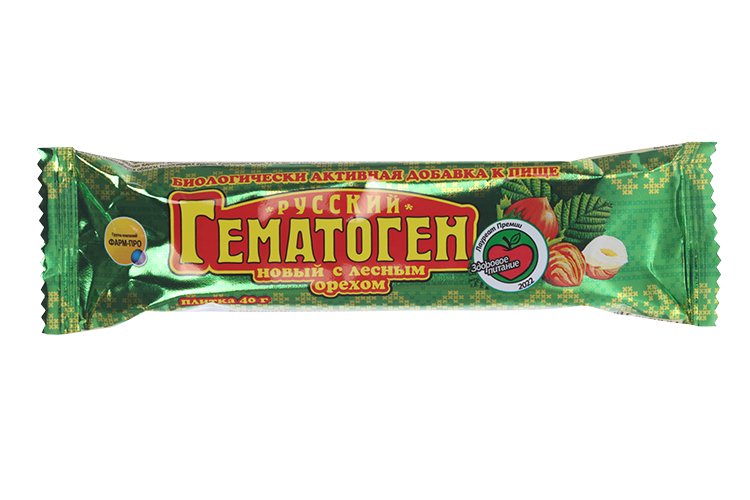 Гематоген с орехом, плитки