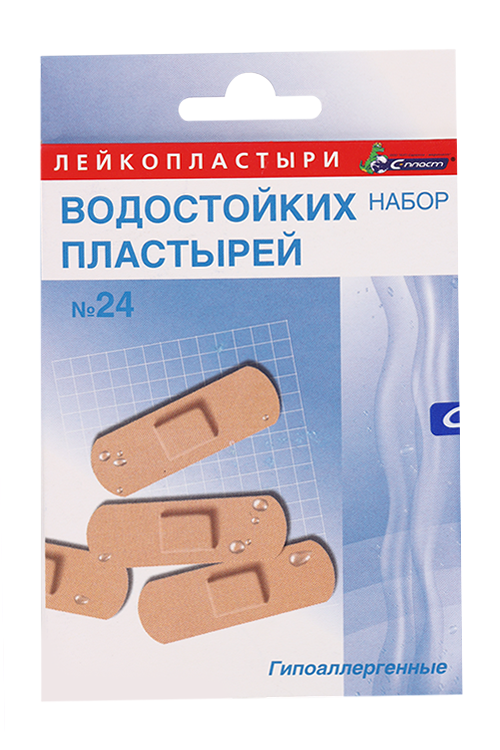 Набор водостойких пластырей С-Пласт №24