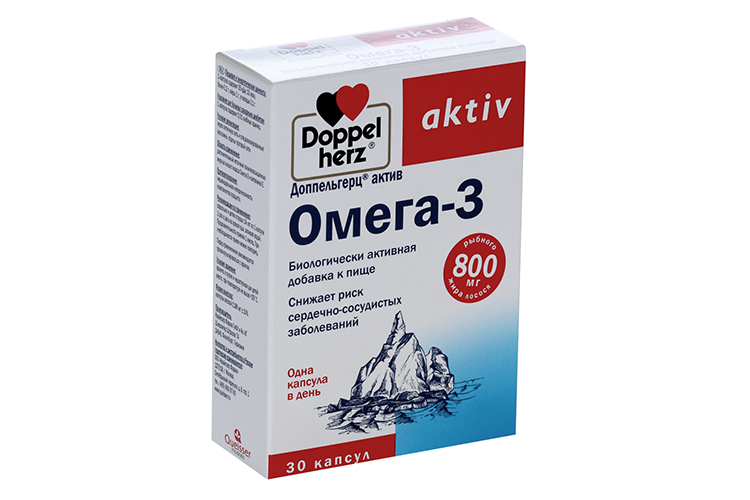 Доппельгерц Актив Омега-3, 30 шт, капсулы