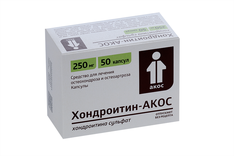 Хондроитин-АКОС 250 мг, 50 шт, капсулы