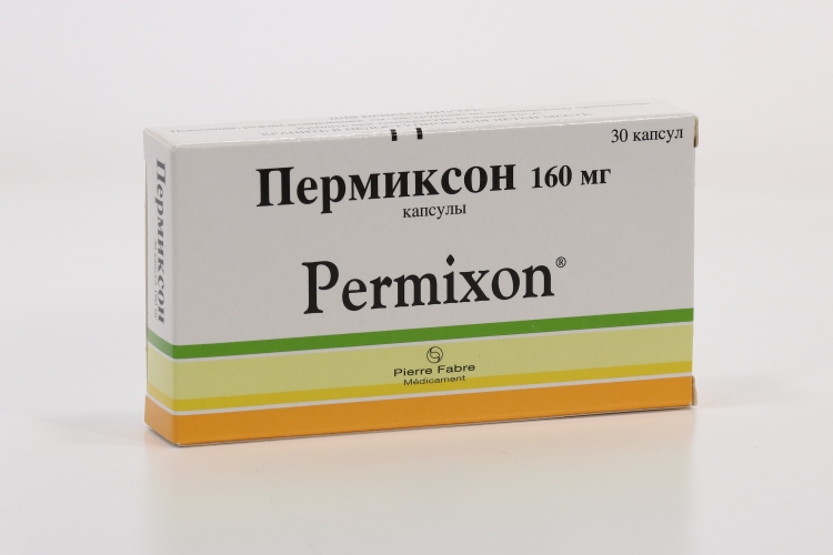 Пермиксон 160 мг, 30 шт, капсулы