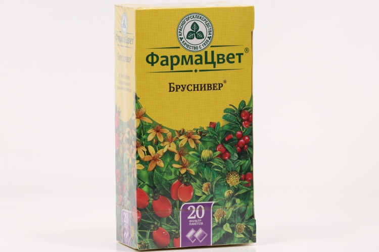 Бруснивер ФармаЦвет, 2 г, 20 шт, сбор растительный-порошок