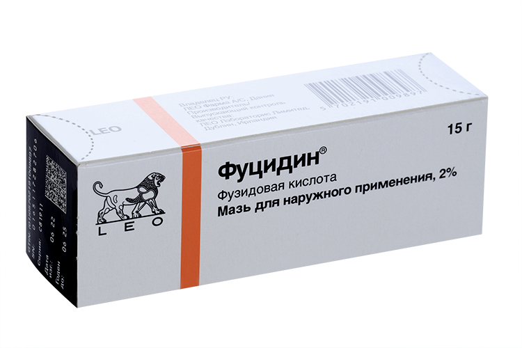 Фуцидин 2%, 15 г, мазь